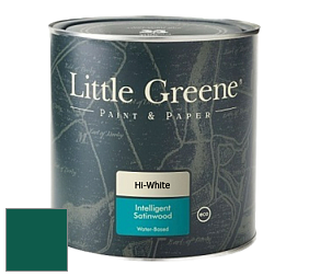Краска Little Greene Intelligent Satinwood полуглянцевая моющаяся краска цвет NCS S 5540-B80G 