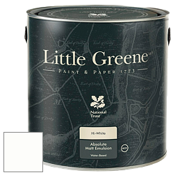 Краска Little Greene Absolute Matt Emulsion матовая краска для потолка цвет LG222 Loft White