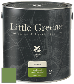 Краска Little Greene Ultimatt Intelligent Matt Emulsion матовая моющаяся краска цвет LG86 Garden
