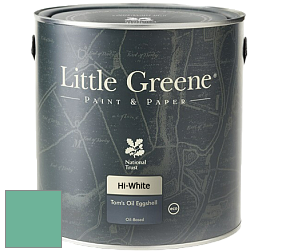 Краска Little Greene Tom’s Oil Eggshell полуматовая масляная краска цвет LG93 Turquoise Blue