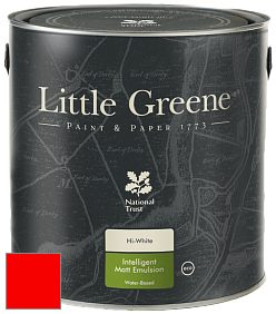 Краска Little Greene Ultimatt Intelligent Matt Emulsion матовая моющаяся краска цвет RAL 3024 