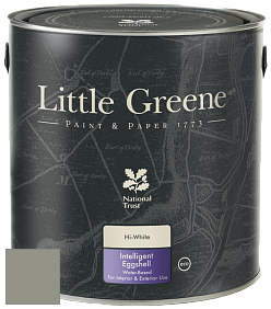 Краска Little Greene Intelligent Eggshell полуматовая моющаяся краска цвет RAL 7030 