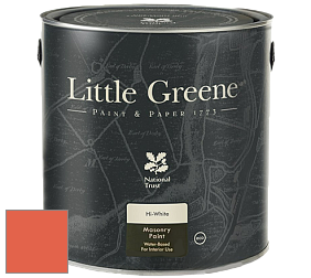 Краска Little Greene Intelligent Masonry Paint матовая колеруемая краска цвет LG21 Orange Aurora