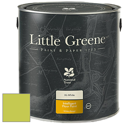 Краска Little Greene Intelligent Floor Paint полуглянцевая быстросохнущая краска цвет LG70 Pale Lime