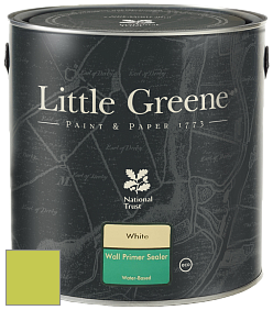 Краска Little Greene Wall Primer Sealer кроющий колеруемый грунт цвет LG70 Pale Lime
