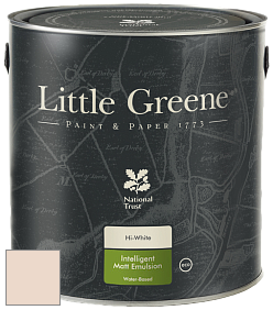 Краска Little Greene Ultimatt Intelligent Matt Emulsion матовая моющаяся краска цвет LG176 China Clay Mid