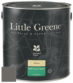 Краска Little Greene Wall Primer Sealer кроющий колеруемый грунт цвет LG118 Dark Lead Colour