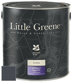 Краска Little Greene Intelligent Eggshell полуматовая моющаяся краска цвет RAL 7024 