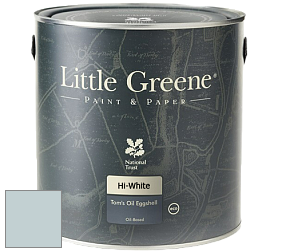 Краска Little Greene Tom’s Oil Eggshell полуматовая масляная краска цвет LG325 Bone China Blue - Faint