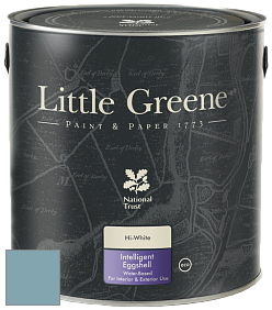 Краска Little Greene Intelligent Eggshell полуматовая моющаяся краска цвет NCS S 3020-B10G 