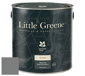 Краска Little Greene Absolute Matt Emulsion матовая краска для потолка цвет RAL 7037 