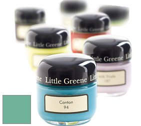 Краска Little Greene Sample Pot баночка краски цвет LG93 Turquoise Blue