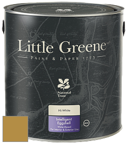Краска Little Greene Intelligent Eggshell полуматовая моющаяся краска цвет NCS S 3050-Y 