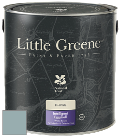 Краска Little Greene Intelligent Eggshell полуматовая моющаяся краска цвет NCS S 3010-B30G 