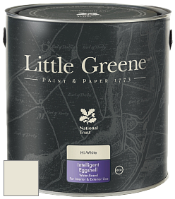 Краска Little Greene Intelligent Eggshell полуматовая моющаяся краска цвет NCS S 0804-G90Y 