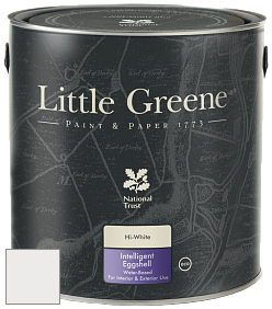 Краска Little Greene Intelligent Eggshell полуматовая моющаяся краска цвет NCS S 0601-R 