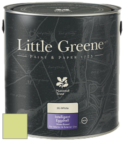 Краска Little Greene Intelligent Eggshell полуматовая моющаяся краска цвет NCS S 0540-G50Y 