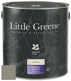 Краска Little Greene Intelligent Eggshell полуматовая моющаяся краска цвет NCS S 5005-G80Y 