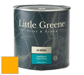 Краска Little Greene Intelligent Satinwood полуглянцевая моющаяся краска цвет RAL 1028 