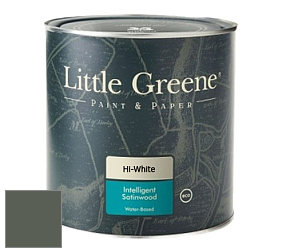 Краска Little Greene Intelligent Satinwood полуглянцевая моющаяся краска цвет LGSt293 Pompeian Ash