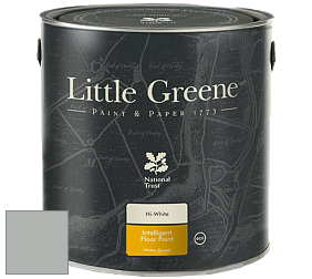 Краска Little Greene Intelligent Floor Paint полуглянцевая быстросохнущая краска цвет LG184 Bone China Blue Deep