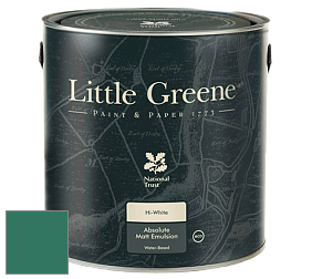 Краска Little Greene Absolute Matt Emulsion матовая краска для потолка цвет RAL 6000 