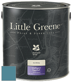 Краска Little Greene Intelligent Eggshell полуматовая моющаяся краска цвет NCS S 4030-B10G 
