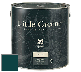 Краска Little Greene Absolute Matt Emulsion матовая краска для потолка цвет RAL 6004 