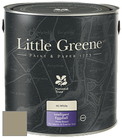 Краска Little Greene Intelligent Eggshell полуматовая моющаяся краска цвет NCS S 4010-G90Y 