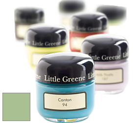 Краска Little Greene Sample Pot баночка краски цвет LG91 Pea Green