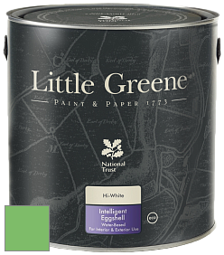 Краска Little Greene Intelligent Eggshell полуматовая моющаяся краска цвет NCS S 1060-G20Y 