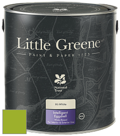Краска Little Greene Intelligent Eggshell полуматовая моющаяся краска цвет NCS S 1075-G40Y 