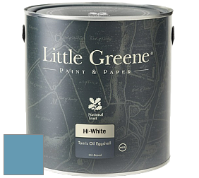 Краска Little Greene Tom’s Oil Eggshell полуматовая масляная краска цвет LG104 Blue Verditer