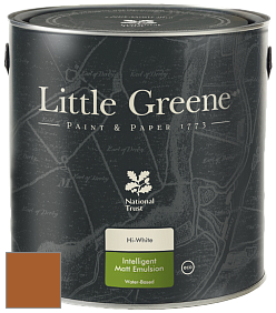 Краска Little Greene Ultimatt Intelligent Matt Emulsion матовая моющаяся краска цвет RAL 8023 