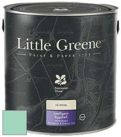 Краска Little Greene Intelligent Eggshell полуматовая моющаяся краска цвет NCS S 1030-B90G 