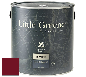 Краска Little Greene Tom’s Oil Eggshell полуматовая масляная краска цвет LG192 Theatre Red
