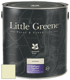 Краска Little Greene Intelligent Eggshell полуматовая моющаяся краска цвет NCS S 0515-G60Y 