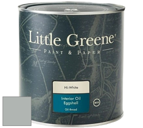 Краска Little Greene Interior Oil Eggshell полуматовая масляная краска цвет LG184 Bone China Blue Deep