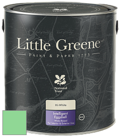 Краска Little Greene Intelligent Eggshell полуматовая моющаяся краска цвет NCS S 0550-G10Y 