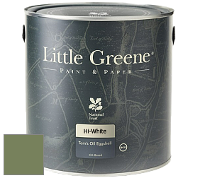 Краска Little Greene Tom’s Oil Eggshell полуматовая масляная краска цвет LG80 Sage Green
