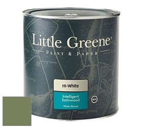 Краска Little Greene Intelligent Satinwood полуглянцевая моющаяся краска цвет LG80 Sage Green