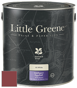 Краска Little Greene Intelligent Eggshell полуматовая моющаяся краска цвет NCS S 4050-R 