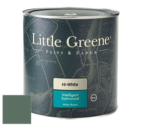 Краска Little Greene Intelligent Satinwood полуглянцевая моющаяся краска цвет LG305 Ho Ho Green