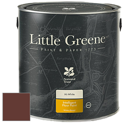 Краска Little Greene Intelligent Floor Paint полуглянцевая быстросохнущая краска цвет RAL 8015 