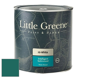 Краска Little Greene Intelligent Satinwood полуглянцевая моющаяся краска цвет NCS S 5040-B70G 