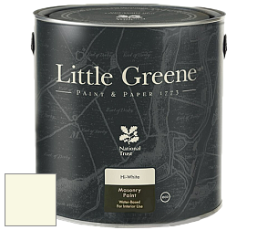 Краска Little Greene Intelligent Masonry Paint матовая колеруемая краска цвет LG74 White Lead