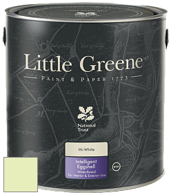 Краска Little Greene Intelligent Eggshell полуматовая моющаяся краска цвет NCS S 0520-G50Y 