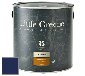 Краска Little Greene Traditional Oil Gloss высокоглянцевая масляная краска цвет RAL 5013 