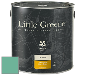 Краска Little Greene Intelligent Floor Paint полуглянцевая быстросохнущая краска цвет LG93 Turquoise Blue