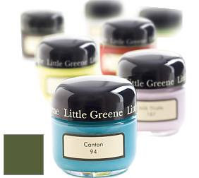 Краска Little Greene Sample Pot баночка краски цвет LG303 Jewel Beetle